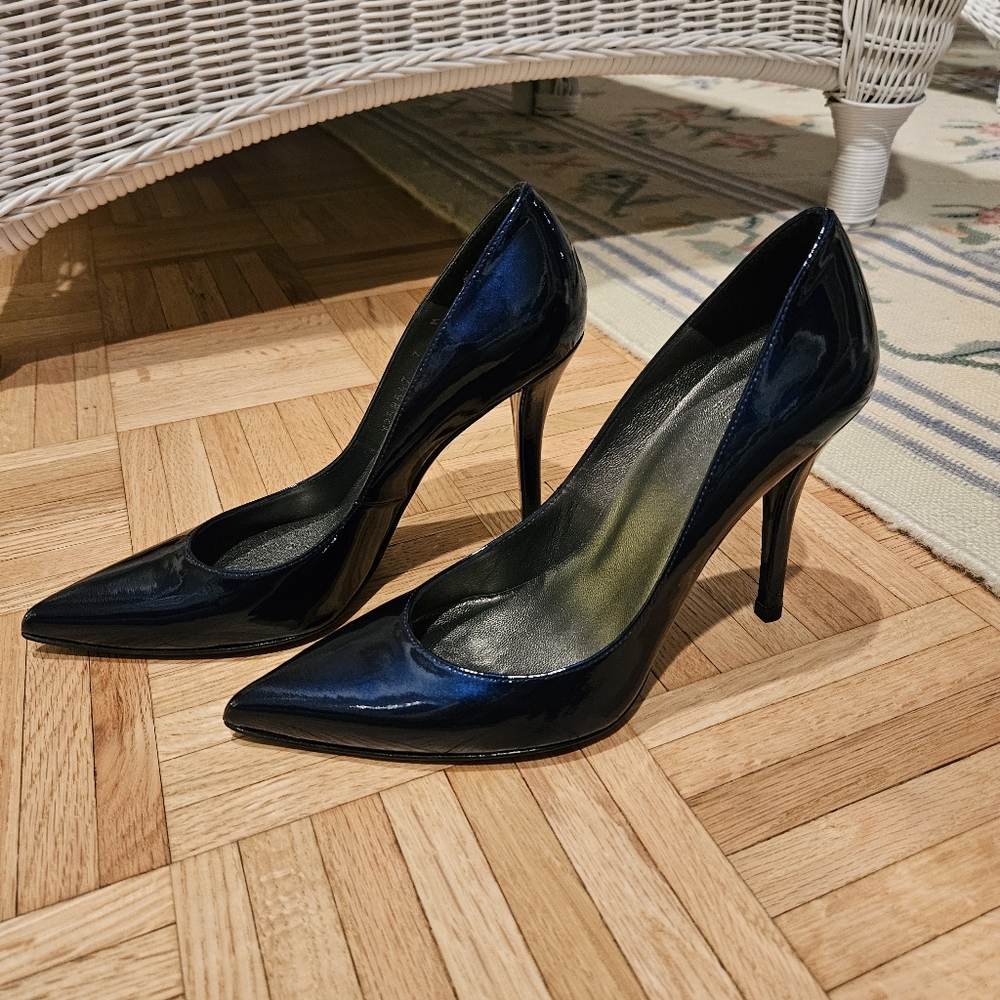 Stuart Weitzman | Jet Blue Quasar 4 inch Heels